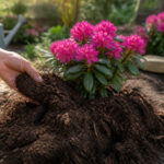 Plantation dun rhododendron